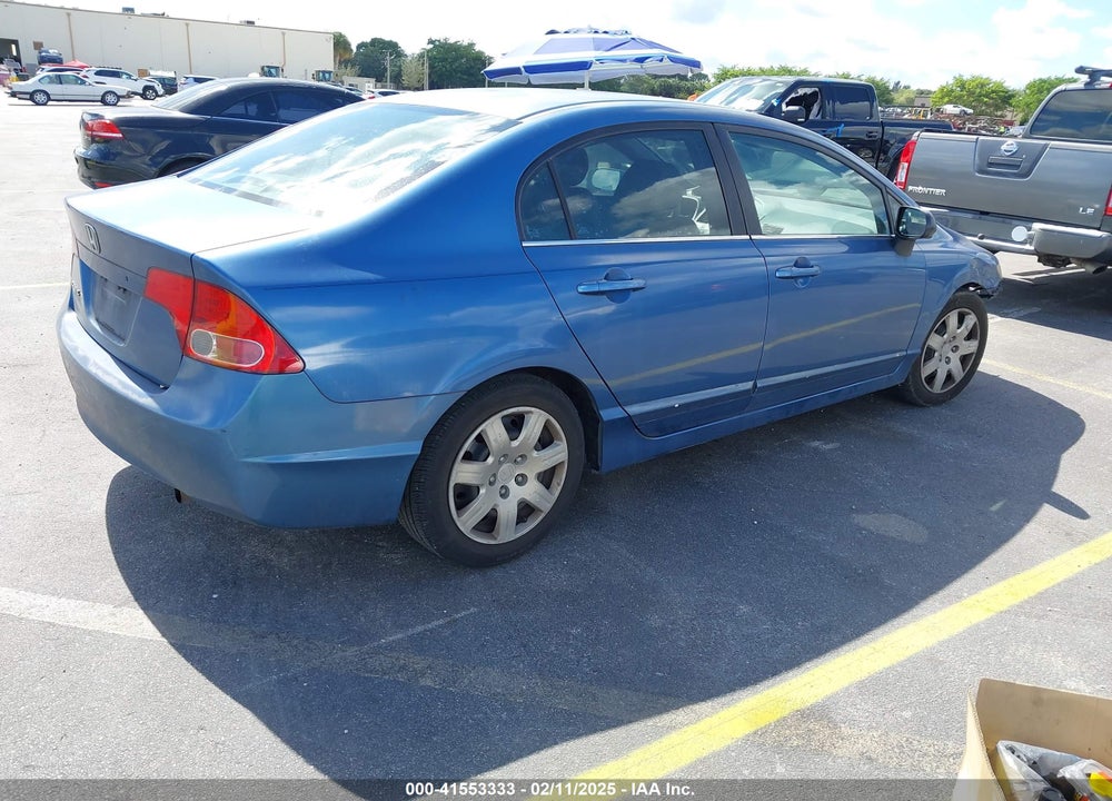 2006 HONDA CIVIC LX VIN: 1HGFA16536L027766