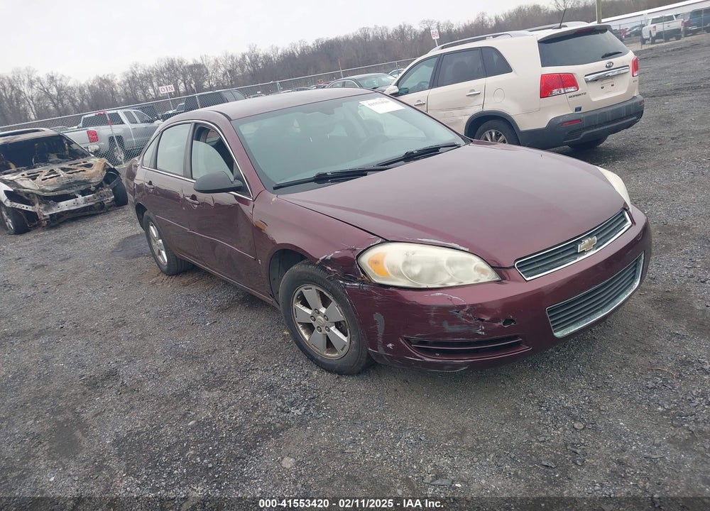 2007 CHEVROLET IMPALA LT VIN: 2G1WT58K079175894