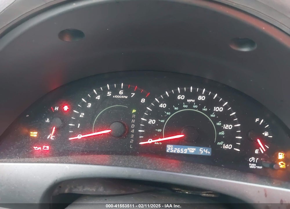 2007 TOYOTA CAMRY LE VIN: 4T1BE46K37U127916