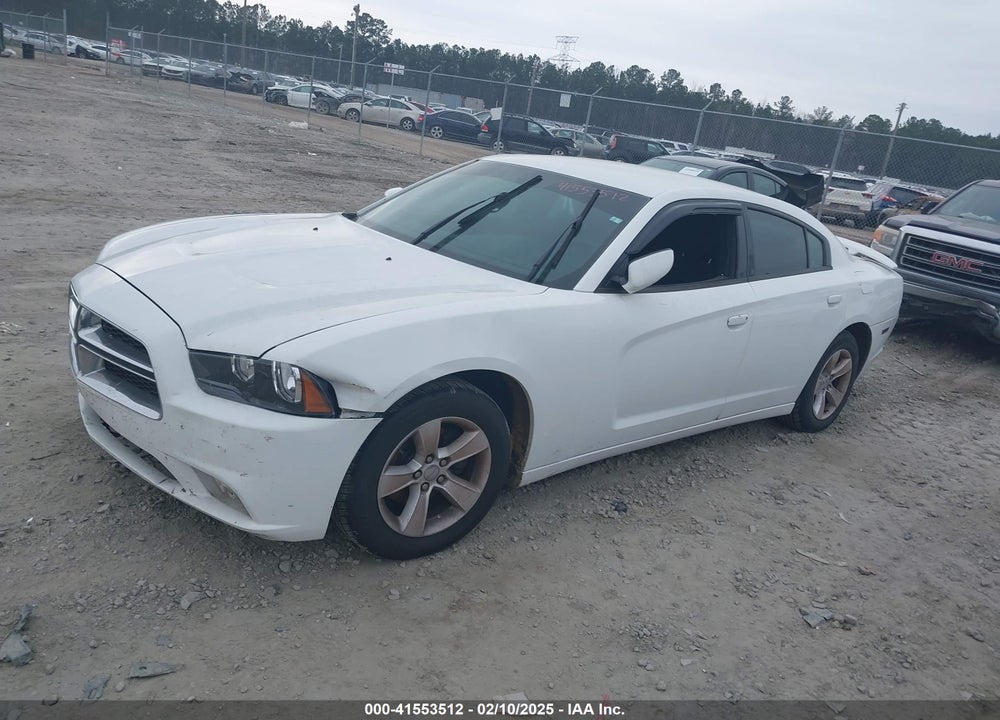 2013 DODGE CHARGER SE VIN: 2C3CDXBG7DH536955