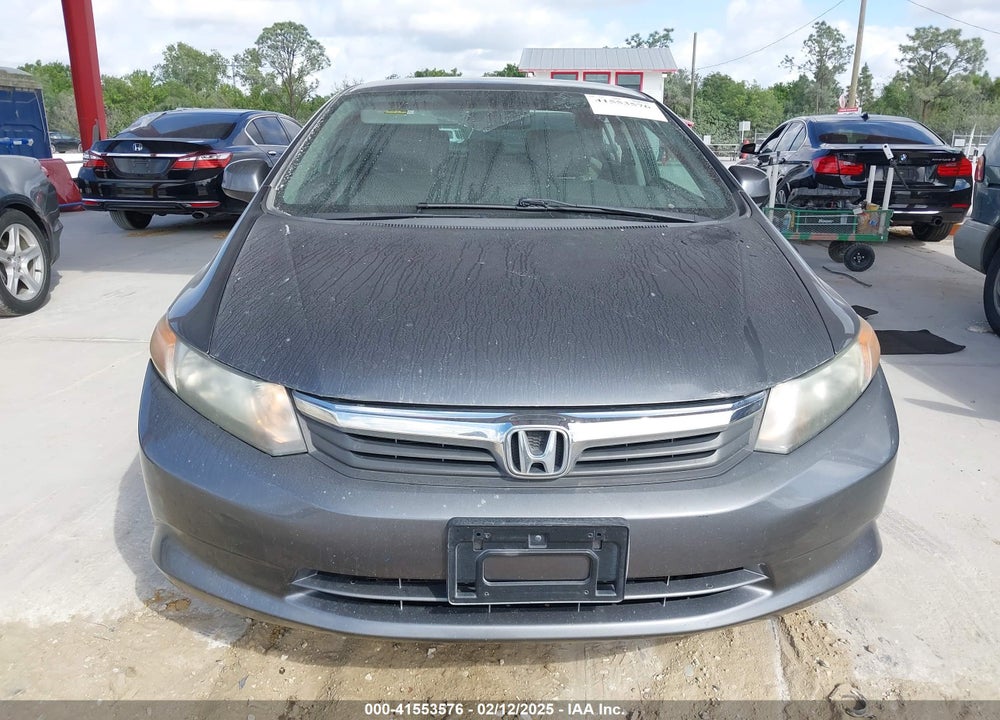 2012 HONDA CIVIC LX VIN: 19XFB2F58CE005039