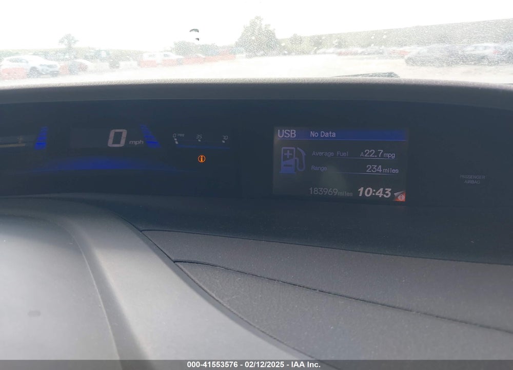 2012 HONDA CIVIC LX VIN: 19XFB2F58CE005039