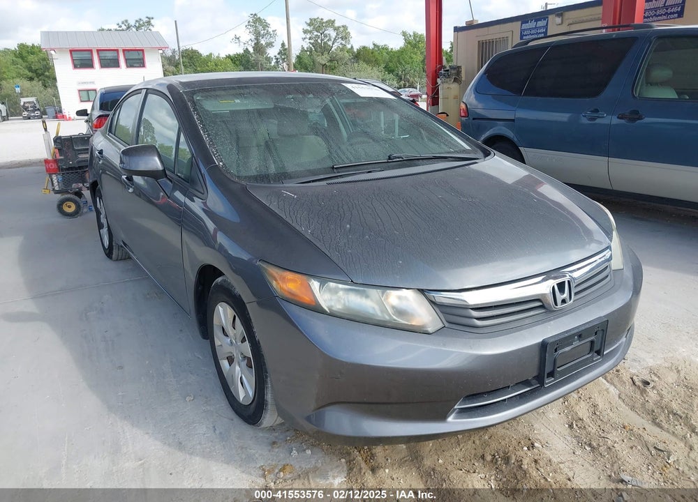 2012 HONDA CIVIC LX VIN: 19XFB2F58CE005039