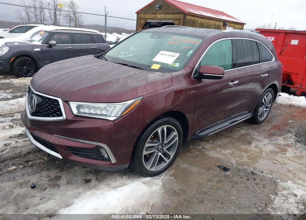 2017 ACURA MDX VIN: 5FRYD4H88HB042016