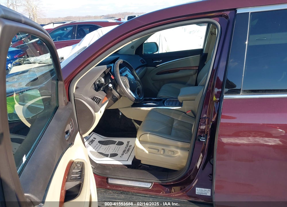 2017 ACURA MDX VIN: 5FRYD4H88HB042016