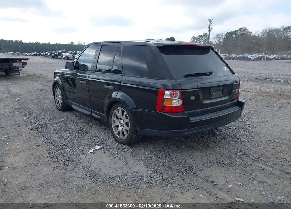 2008 LAND ROVER RANGE ROVER SPORT HSE VIN: SALSK25448A132185