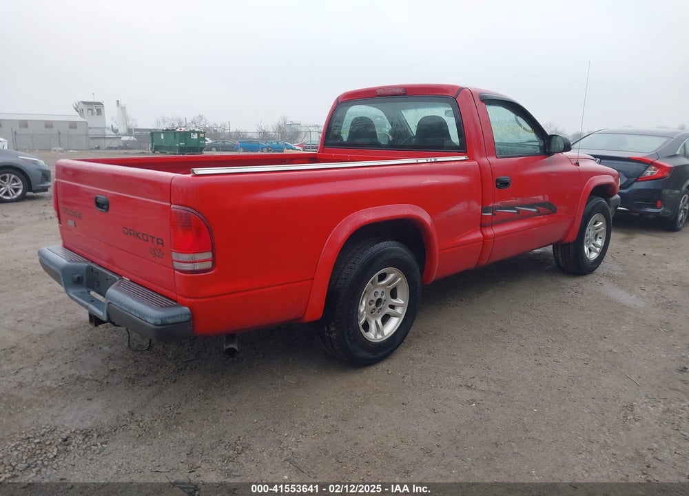 2004 DODGE DAKOTA VIN: 1D7FL16K14S535595