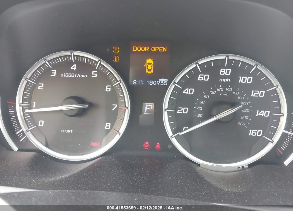 2016 ACURA TLX VIN: 19UUB1F33GA003287