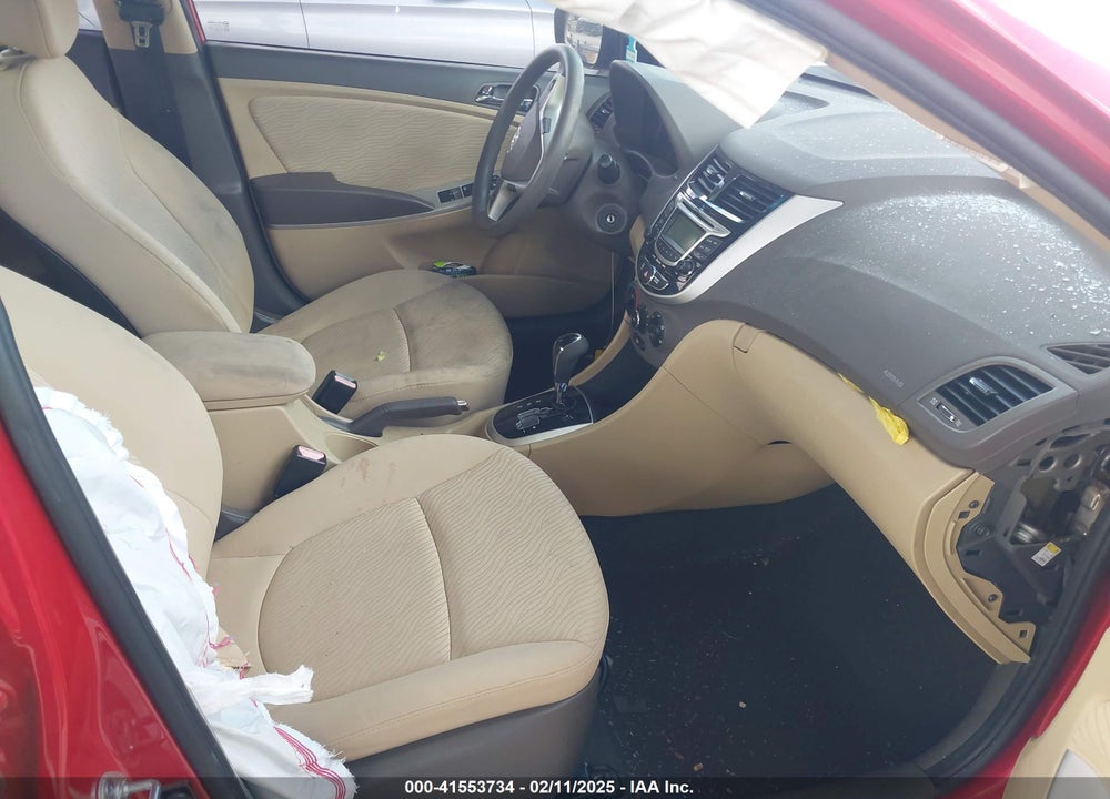 2012 HYUNDAI ACCENT GLS VIN: KMHCU4AEXCU127933