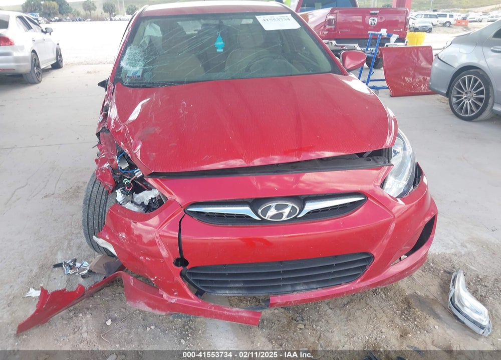 2012 HYUNDAI ACCENT GLS VIN: KMHCU4AEXCU127933