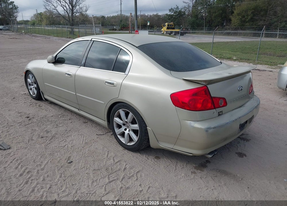 2005 INFINITI G35 VIN: JNKCV51EX5M202705