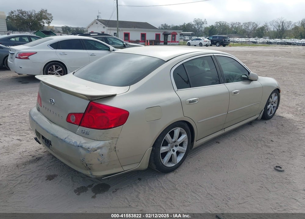 2005 INFINITI G35 VIN: JNKCV51EX5M202705