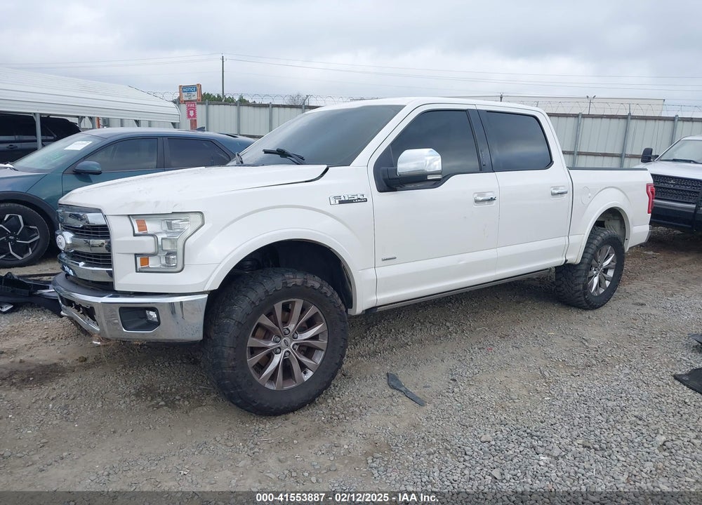 2016 FORD F-150 LARIAT VIN: 1FTEW1EG4GFB64827
