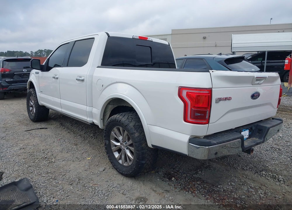2016 FORD F-150 LARIAT VIN: 1FTEW1EG4GFB64827