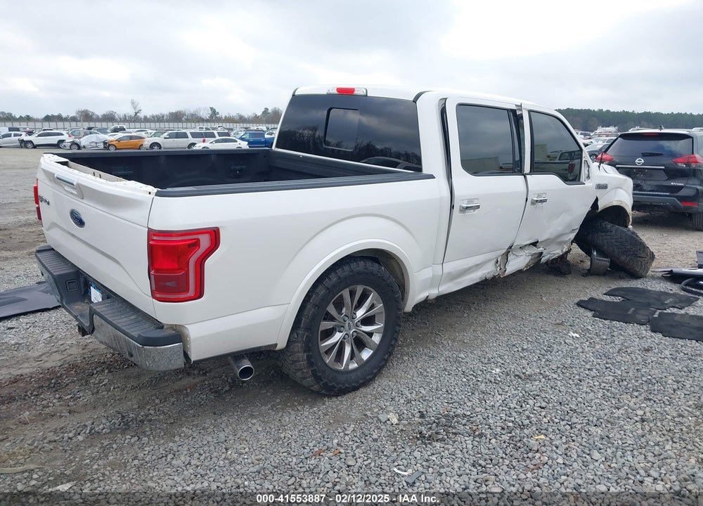 2016 FORD F-150 LARIAT VIN: 1FTEW1EG4GFB64827