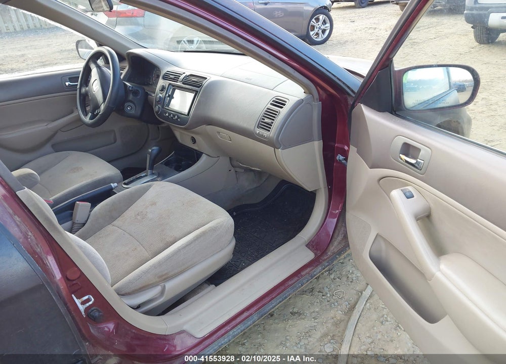 2002 HONDA CIVIC EX VIN: 1HGES26762L034608