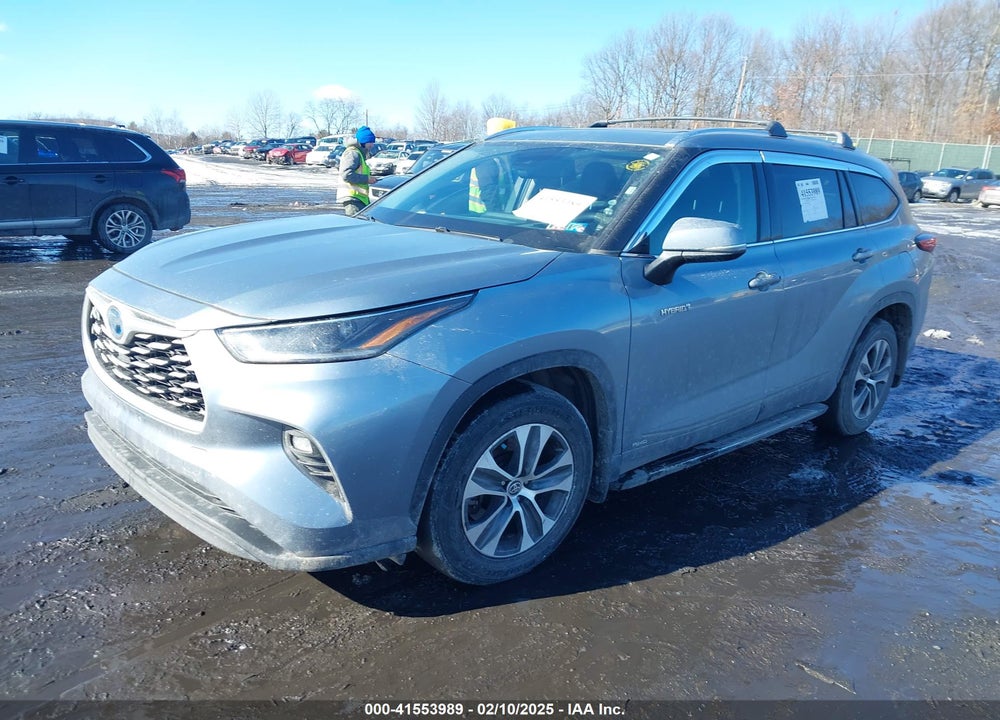 2021 TOYOTA HIGHLANDER HYBRID XLE VIN: 5TDGBRCH4MS056010