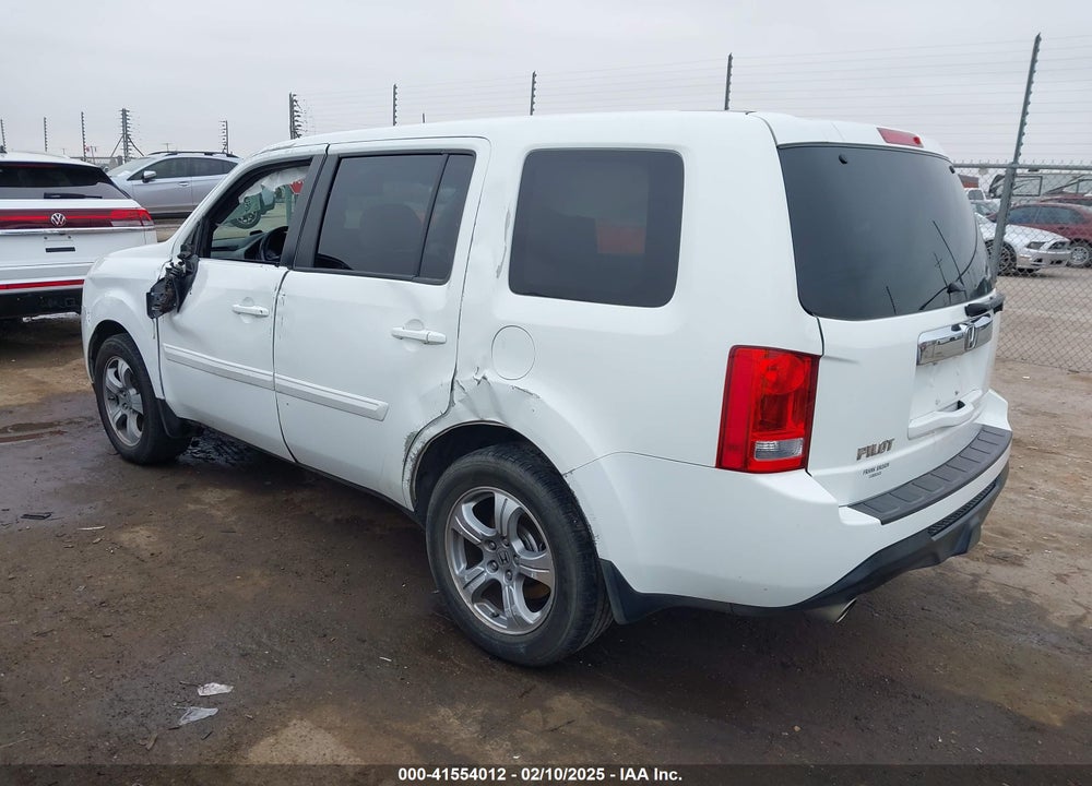 2013 HONDA PILOT EX-L VIN: 5FNYF3H53DB039403