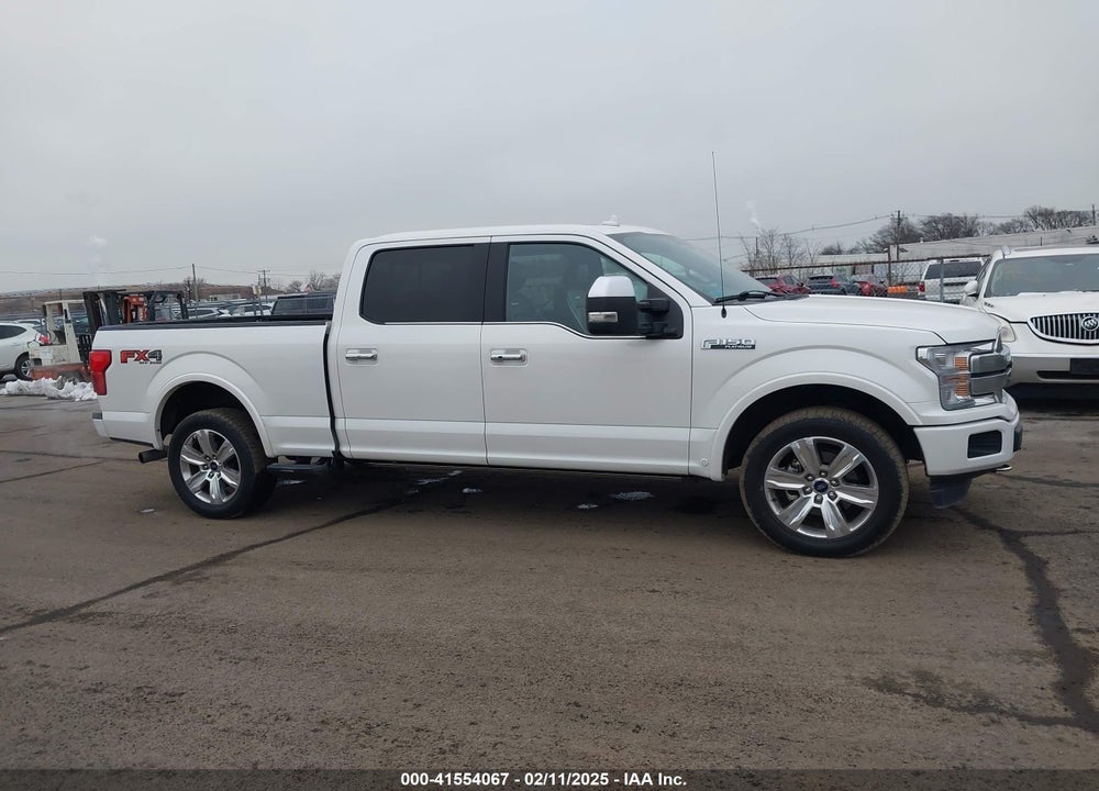 2019 FORD F-150 PLATINUM VIN: 1FTFW1E48KFA49070