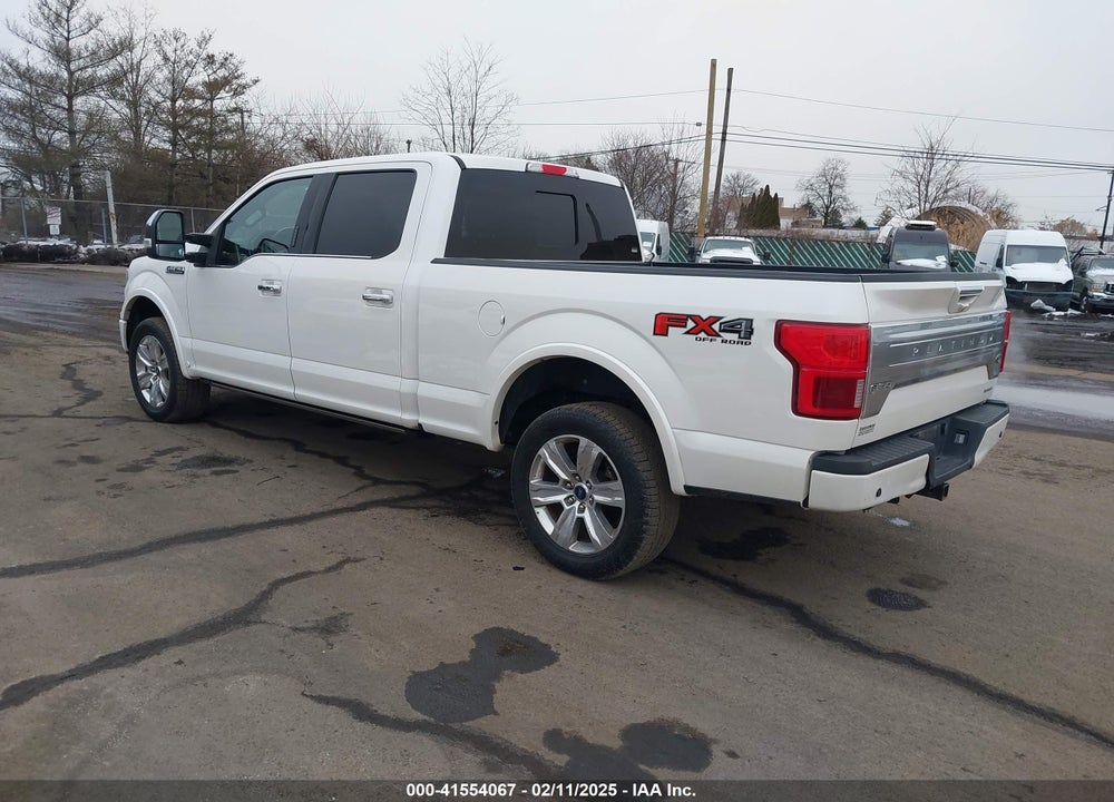 2019 FORD F-150 PLATINUM VIN: 1FTFW1E48KFA49070