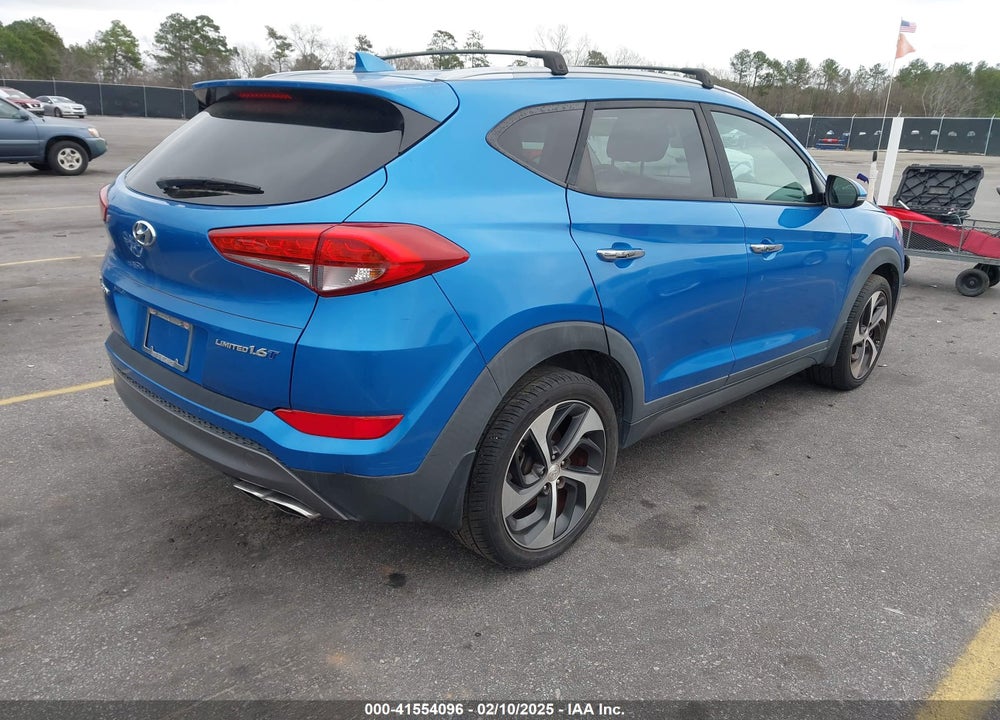 2016 HYUNDAI TUCSON LIMITED VIN: KM8J33A25GU251382
