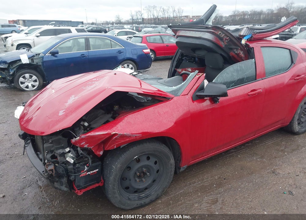 2014 DODGE AVENGER VIN: 1C3CDZAB9EN130170