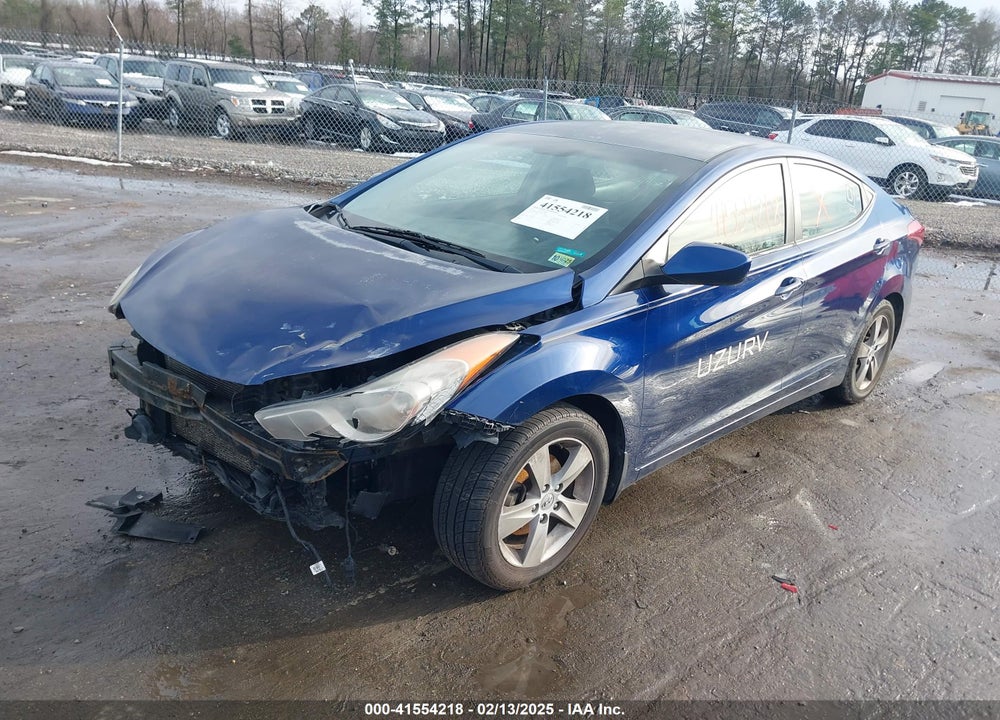 2013 HYUNDAI ELANTRA VIN: KMHDH4AEXDU706897