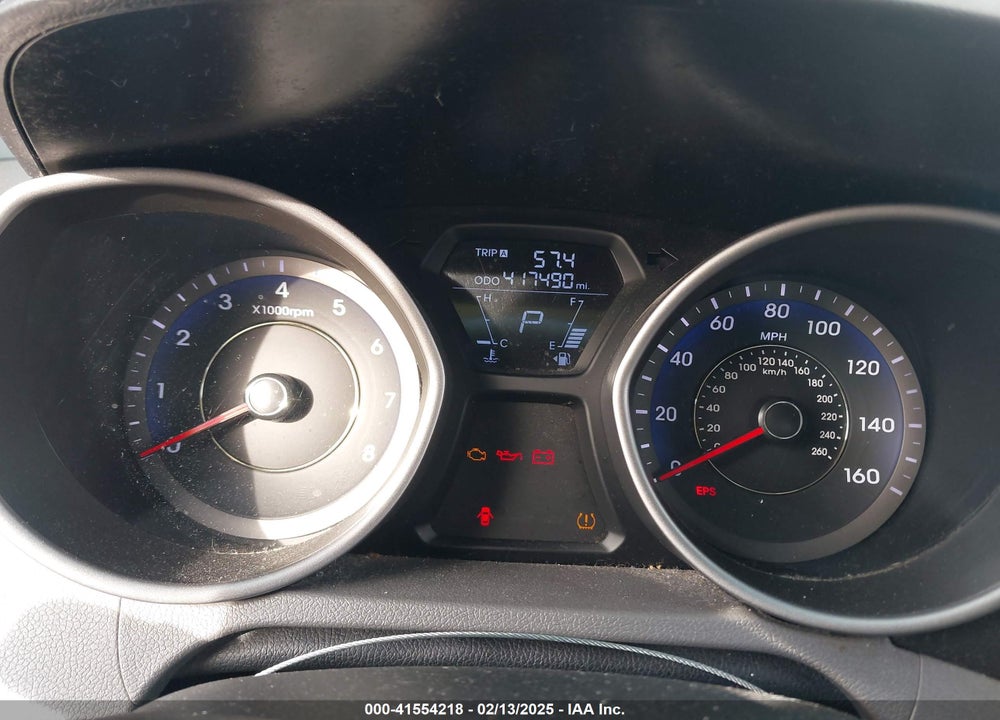 2013 HYUNDAI ELANTRA VIN: KMHDH4AEXDU706897