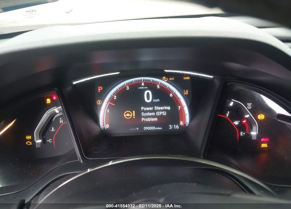 2019 HONDA CIVIC VIN: SHHFK7H45KU207815