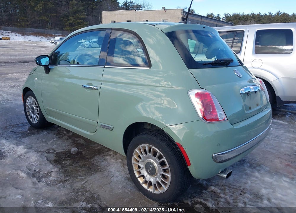 2012 FIAT 500 LOUNGE VIN: 3C3CFFCR7CT106577