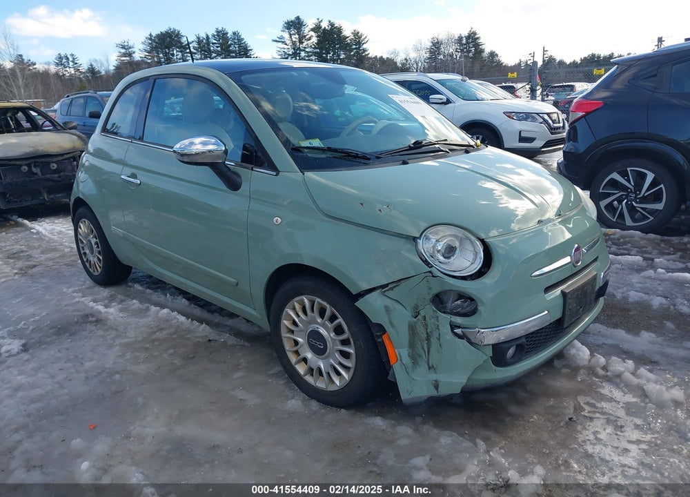 2012 FIAT 500 LOUNGE VIN: 3C3CFFCR7CT106577