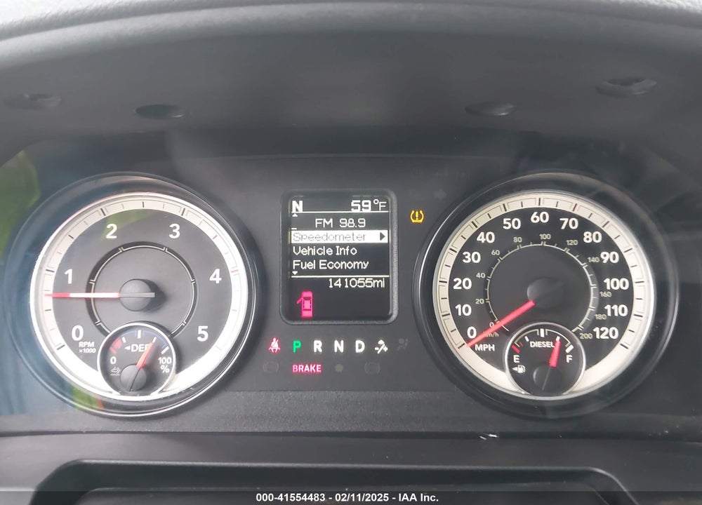 2016 RAM 2500 VIN: 3C6UR5CL0GG133025