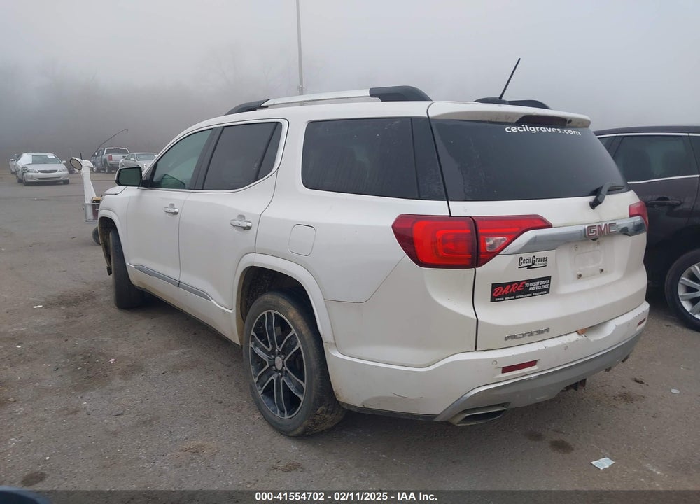 2017 GMC ACADIA DENALI VIN: 1GKKNPLS2HZ216900