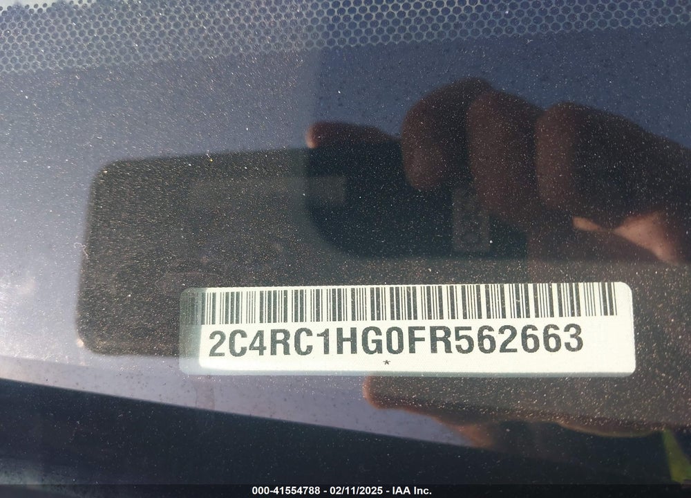 2015 CHRYSLER TOWN & COUNTRY VIN: 2C4RC1HG0FR562663