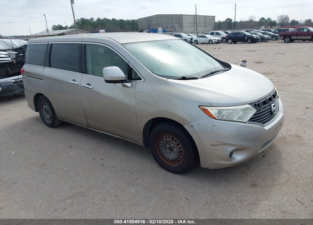 2012 NISSAN QUEST S VIN: JN8AE2KP1C9038658