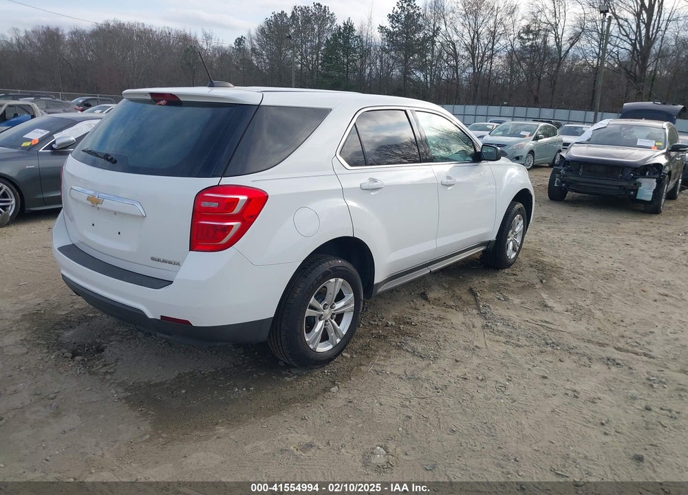 2016 CHEVROLET EQUINOX LS VIN: 2GNALBEK1G6179708