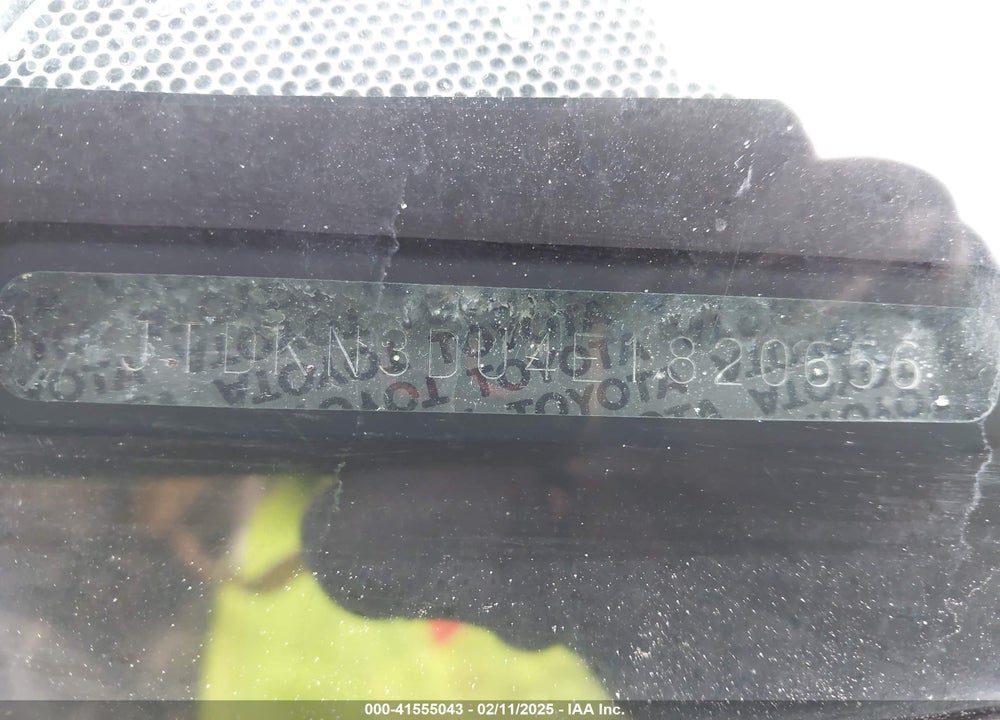2014 TOYOTA PRIUS VIN: JTDKN3DU4E1820656