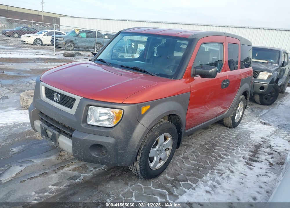 2004 HONDA ELEMENT EX VIN: 5J6YH17554L010749