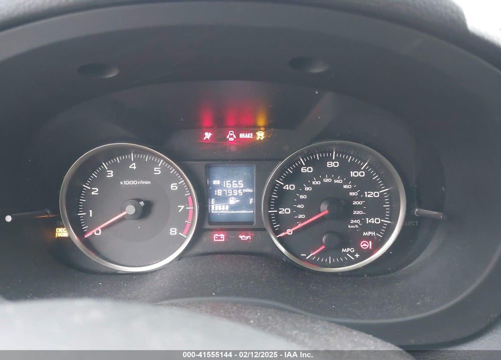 2016 SUBARU IMPREZA VIN: JF1GJAA63GG022988