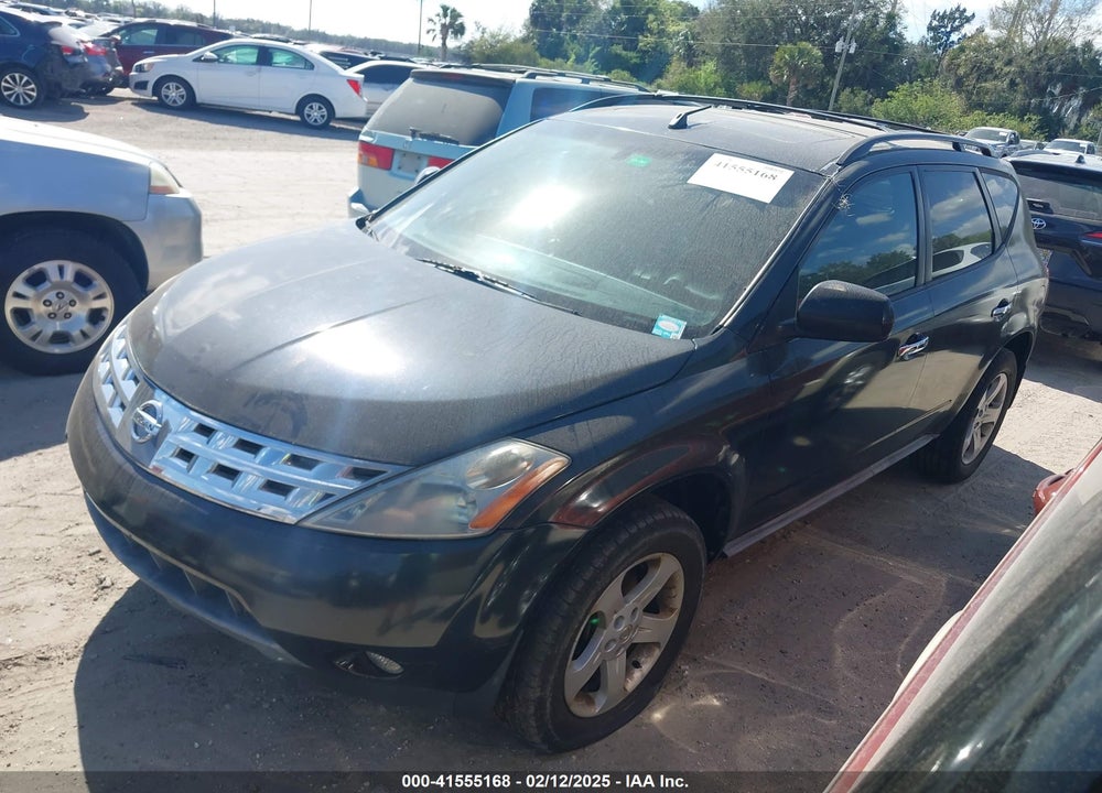 2005 NISSAN MURANO SL VIN: JN8AZ08T85W328798