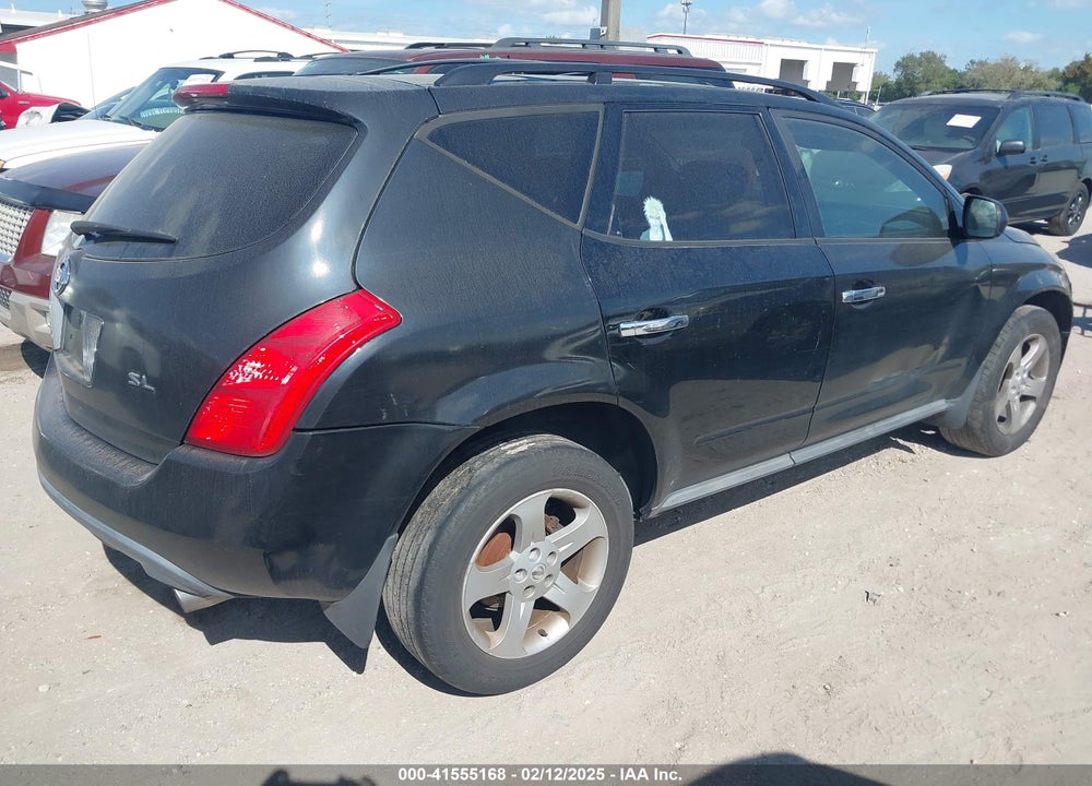2005 NISSAN MURANO SL VIN: JN8AZ08T85W328798