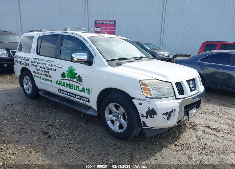 2004 NISSAN PATHFINDER ARMADA SE VIN: 5N1AA08A74N703355