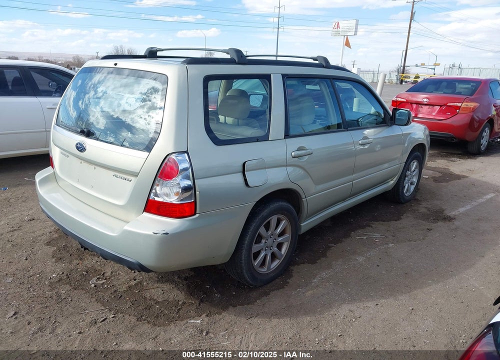 2007 SUBARU FORESTER 2.5X VIN: JF1SG65667H718707