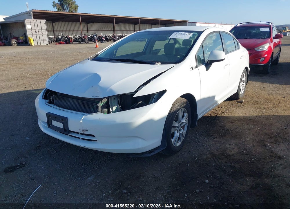 2012 HONDA CIVIC SDN LX VIN: 19XFB2F55CE370598