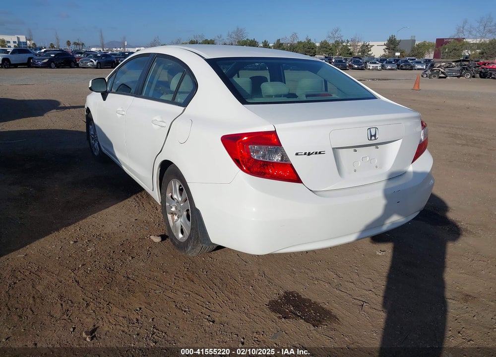 2012 HONDA CIVIC SDN LX VIN: 19XFB2F55CE370598