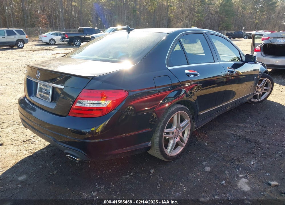 2012 MERCEDES-BENZ C 350 SPORT VIN: WDDGF5HB5CR220949
