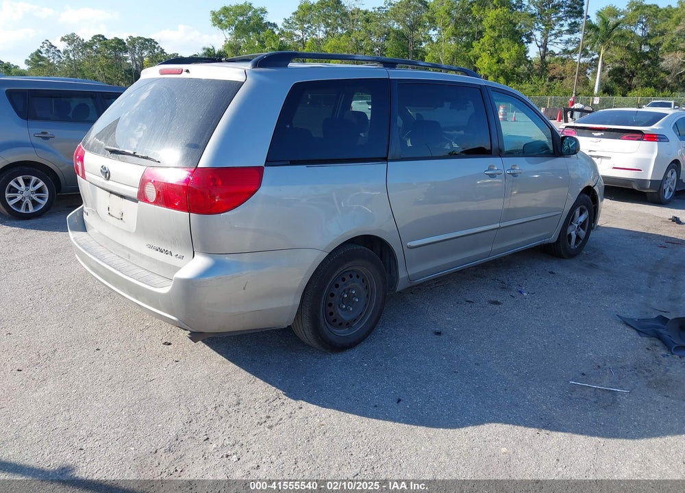 2008 TOYOTA SIENNA LE VIN: 5TDZK23C18S131871