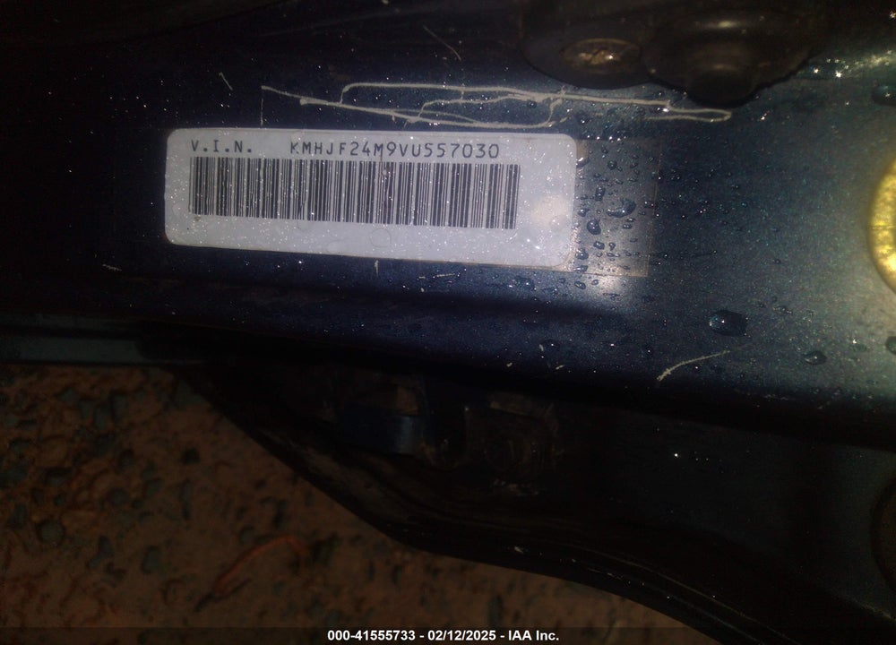 1997 HYUNDAI ELANTRA VIN: KMHJF24M9VU557030