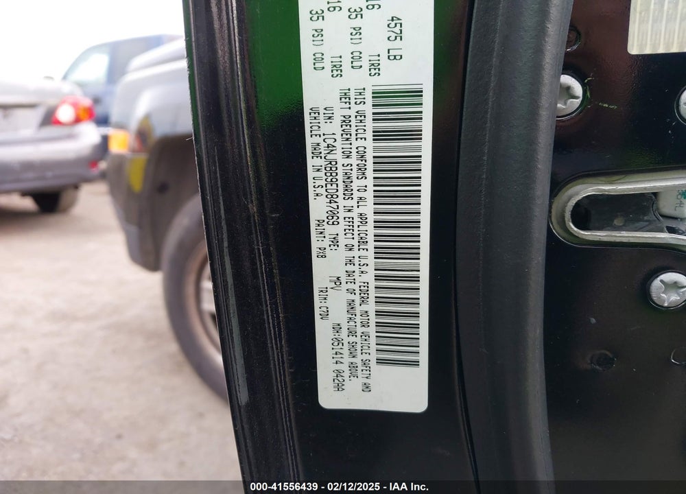 2014 JEEP PATRIOT SPORT VIN: 1C4NJRBB9ED847069