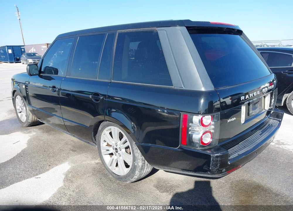 2012 LAND ROVER RANGE ROVER VIN: SALMF1D43CA381742